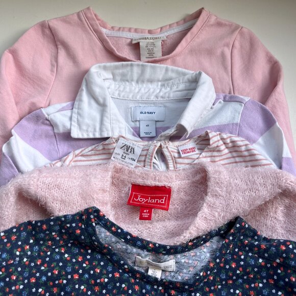 Girls Size 4 Tops Bundle - Picture 2 of 10